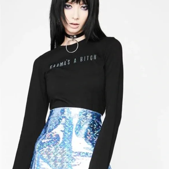 NWT BLING KARMA IS A B - Picture 2 of 4